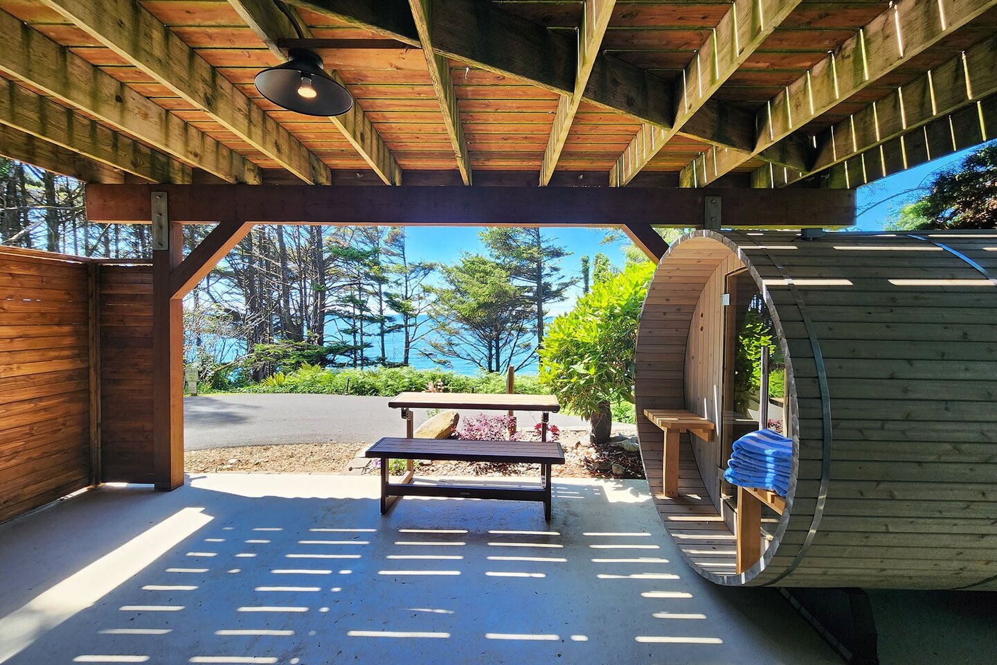 Private oasis with views and sauna!